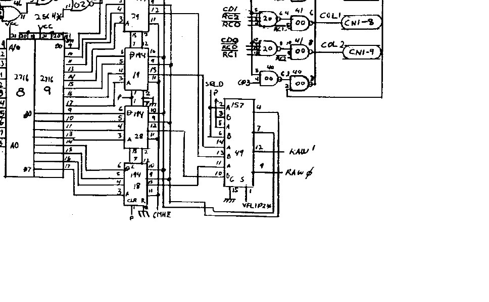 Detail from Round-Up schematic