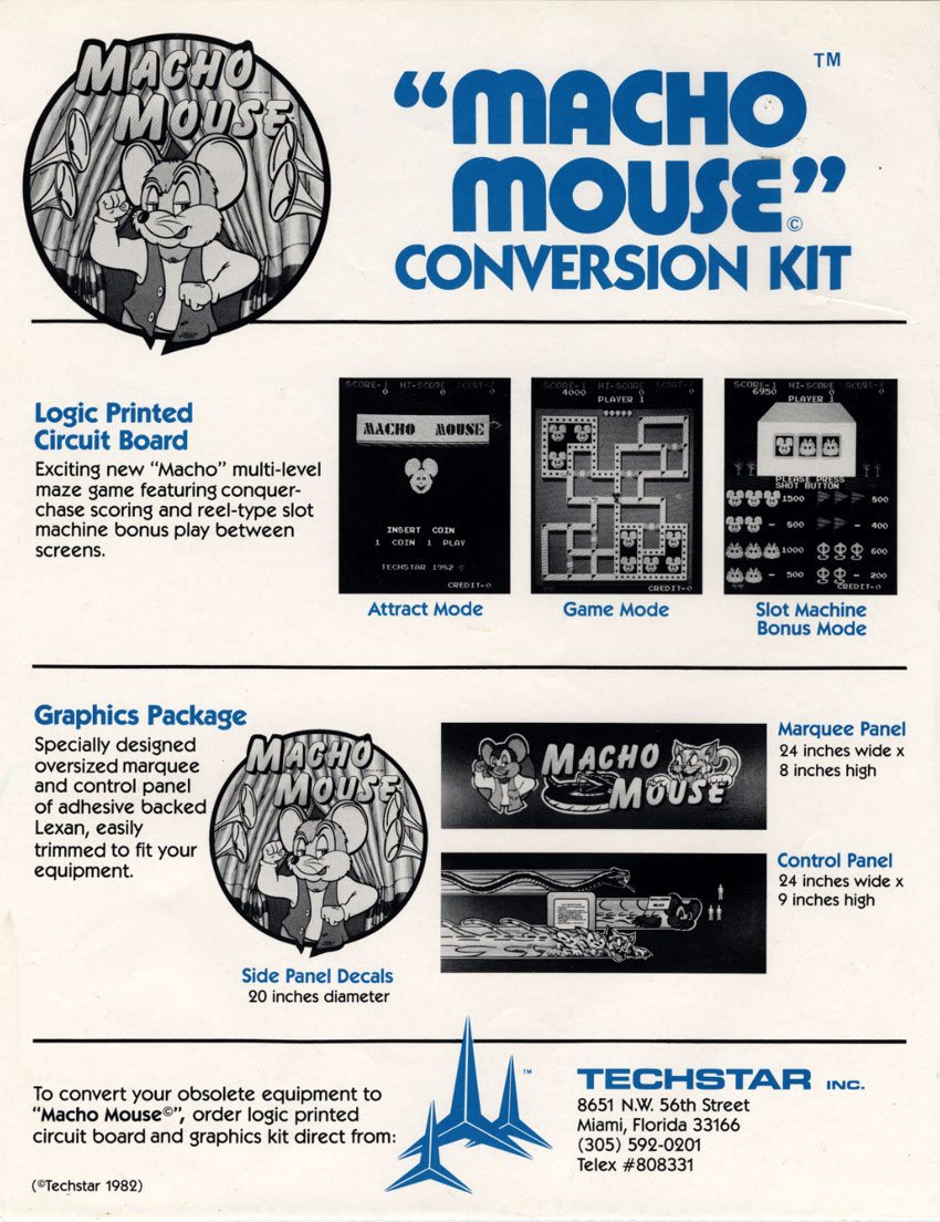 Techstar Macho Mouse conversion-kit flyer