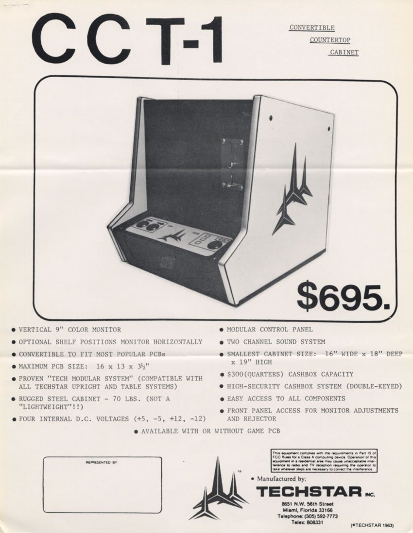 Techstar CCT-1 Convertible Countertop Cabinet flyer