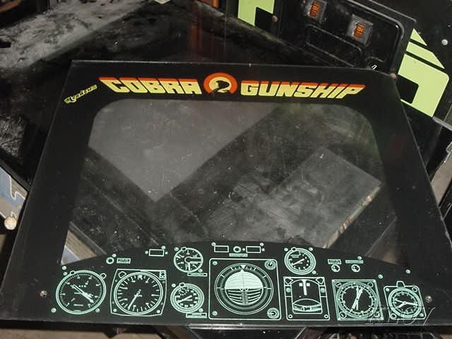 Surviving Cobra Gunship bezel and instrument artwork. Photograph preserved by Museum of the Game.
