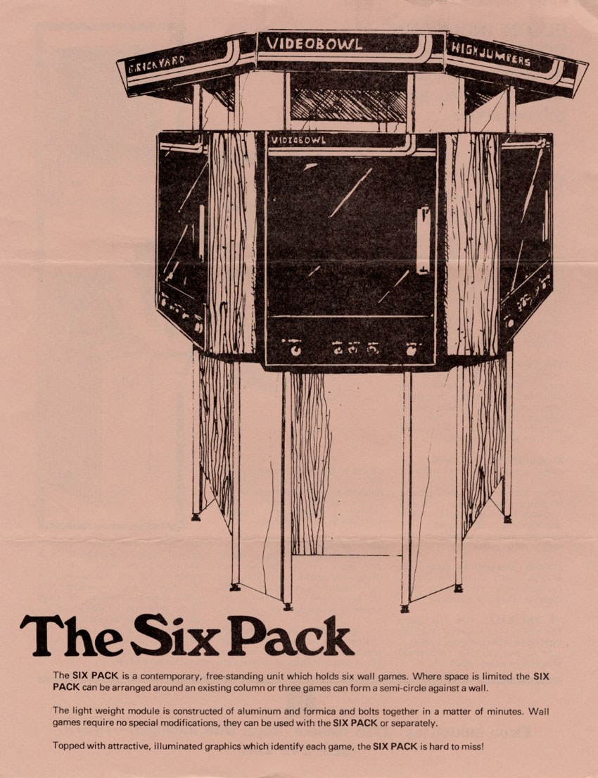 Original Elcon Six Pack flyer front