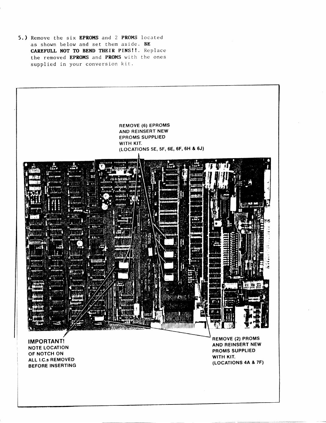 Lizard Wizard conversion board photograph page