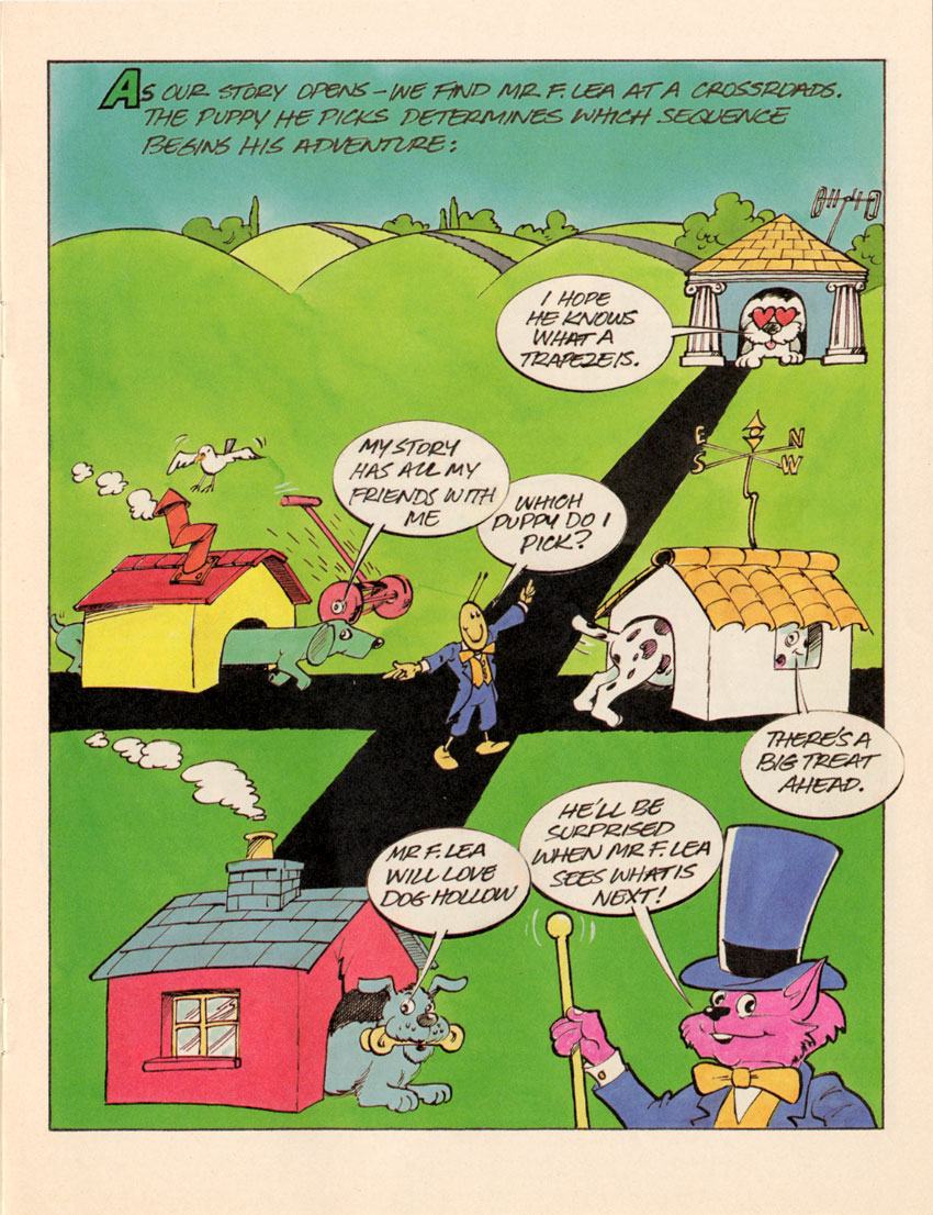 Mr F Lea choose-a-pup flyer page