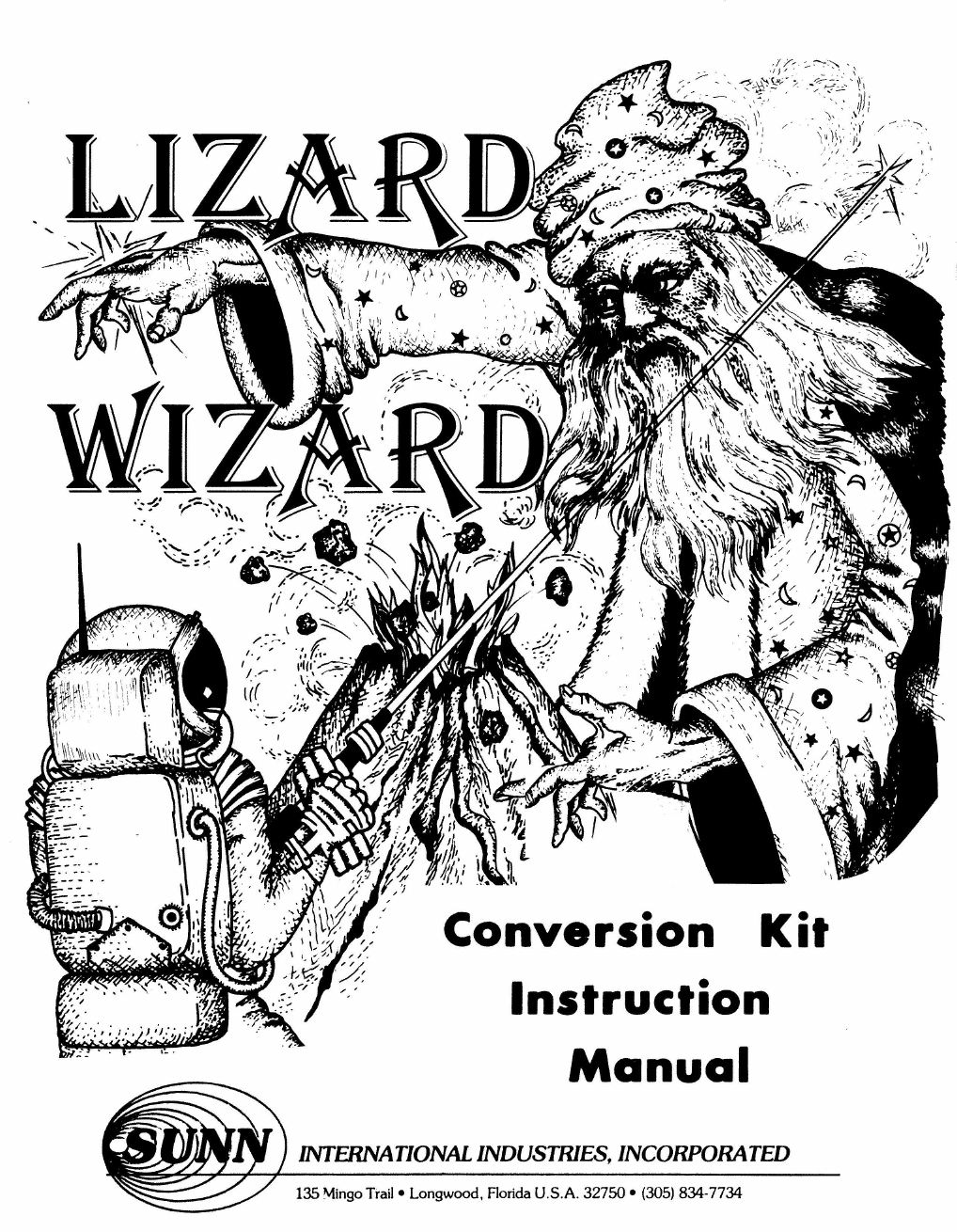 Lizard Wizard conversion kit manual cover