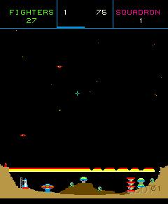 Colony 7 gameplay reference, 240 × 292 pixels. Low-resolution preservation screenshot; displayed at its native size.