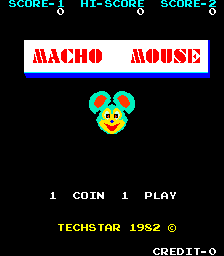 Macho Mouse title screen