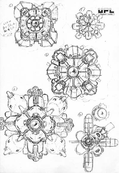 Strahl mid-boss concepts