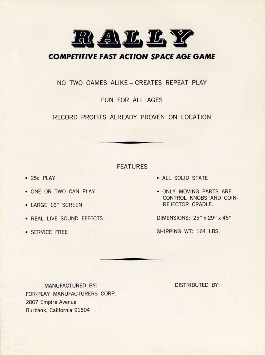 Rally flyer reverse