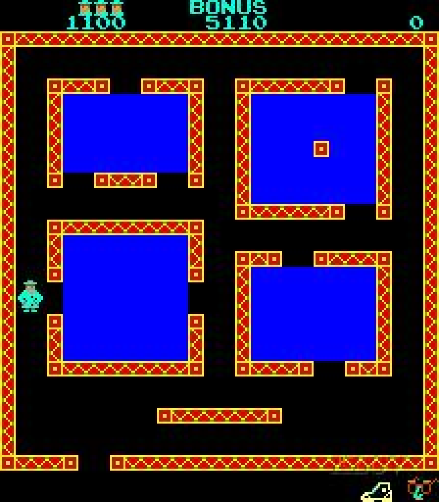 First-floor room and item route.